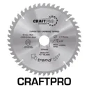 Trend CRAFTPRO Wood Cutting Mitre Saw Blade - 260mm, 24T, 30mm