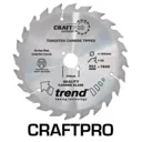 Trend CRAFTPRO Nail Cutting Saw Blade - 184mm, 30T, 30mm