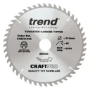 Trend CRAFTPRO Wood Cutting Saw Blade - 210mm, 48T, 30mm
