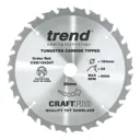 Trend CRAFTPRO Wood Cutting Cordless Saw Blade - 184mm, 24T, 20mm