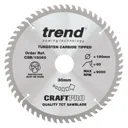 Trend CRAFTPRO Wood Cutting Saw Blade - 190mm, 60T, 30mm