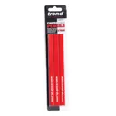 Trend Carpenters Pencils Red Medium - Pack of 3
