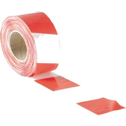 Sirius Barrier Warning Tape - Red / White, 70mm, 500m