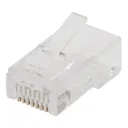 SLX Networking Clear 1 way Cable connector, Pack of 10
