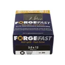 Forgefix Forgefast Pozi Wood Screw - 3mm, 12mm, Pack of 200