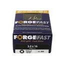 Forgefix Forgefast Pozi Wood Screw - 3mm, 16mm, Pack of 200