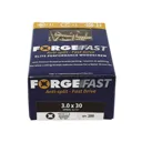 Forgefix Forgefast Pozi Wood Screw - 3mm, 30mm, Pack of 200
