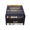 Forgefix Forgefast Pozi Wood Screw - 3.5mm, 50mm, Pack of 200