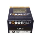 Forgefix Forgefast Pozi Wood Screw - 4mm, 35mm, Pack of 200