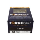 Forgefix Forgefast Pozi Wood Screw - 4mm, 40mm, Pack of 200