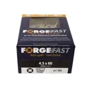 Forgefix Forgefast Pozi Wood Screw - 4.5mm, 60mm, Pack of 100