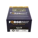 Forgefix Forgefast Pozi Wood Screw - 4.5mm, 70mm, Pack of 100