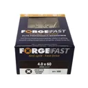 Forgefix Forgefast Pozi Wood Screw - 4mm, 60mm, Pack of 100