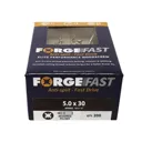 Forgefix Forgefast Pozi Wood Screw - 5mm, 30mm, Pack of 200