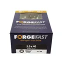 Forgefix Forgefast Pozi Wood Screw - 5mm, 40mm, Pack of 200