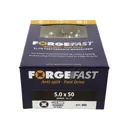 Forgefix Forgefast Pozi Wood Screw - 5mm, 50mm, Pack of 200