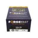 Forgefix Forgefast Pozi Wood Screw - 5mm, 70mm, Pack of 100