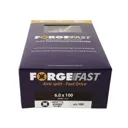 Forgefix Forgefast Pozi Elite Performance Wood Screw - 6mm, 100mm, Pack of 100