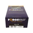 Forgefix Forgefast Pozi Elite Performance Wood Screw - 6mm, 130mm, Pack of 100