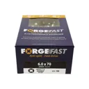 Forgefix Forgefast Pozi Wood Screw - 6mm, 70mm, Pack of 100