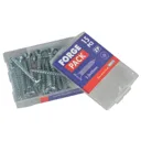 Forgefix Multi Purpose Zinc Plated Screws - 5mm, 40mm, Pack of 15