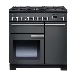 Rangemaster Professional Deluxe PDL90DFFSLC Freestanding Dual fuel Range cooker with Gas Hob