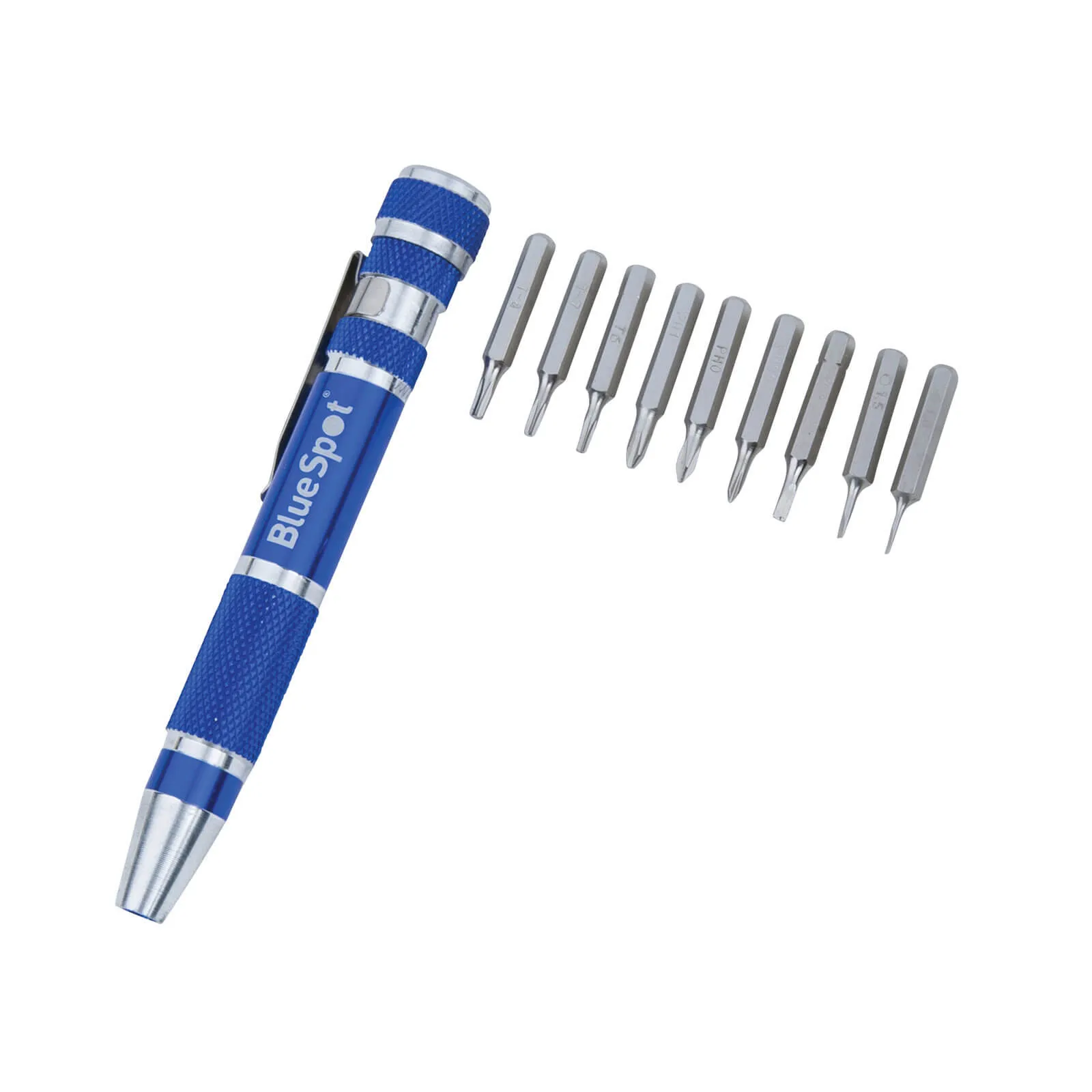 Blue Spot Precision 9 in 1 Slotted, Phillips and Torx Screwdriver
