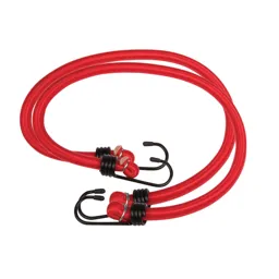 BlueSpot Bungee Cords - 600mm, Red, Pack of 6