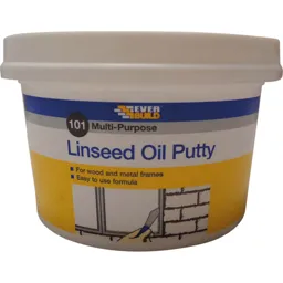 Everbuild Multi Purpose Linseed Oil Putty - Natural, 500g