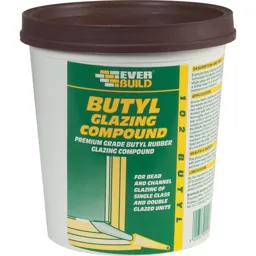 Everbuild Butyl Glazing Compound - Brown, 2kg