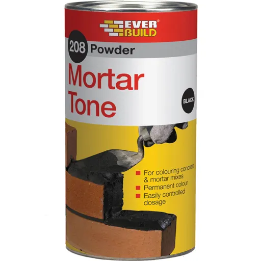 Everbuild Powder Mortar Tone - Black, 1kg
