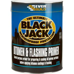 Everbuild Black Jack 902 Bitumen and Flashing Primer - 5l