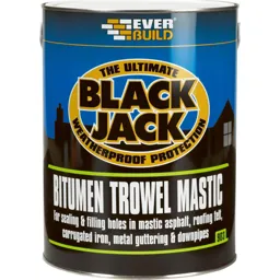 Everbuild Black Jack 903 Bitumen Trowel Mastic - 1l