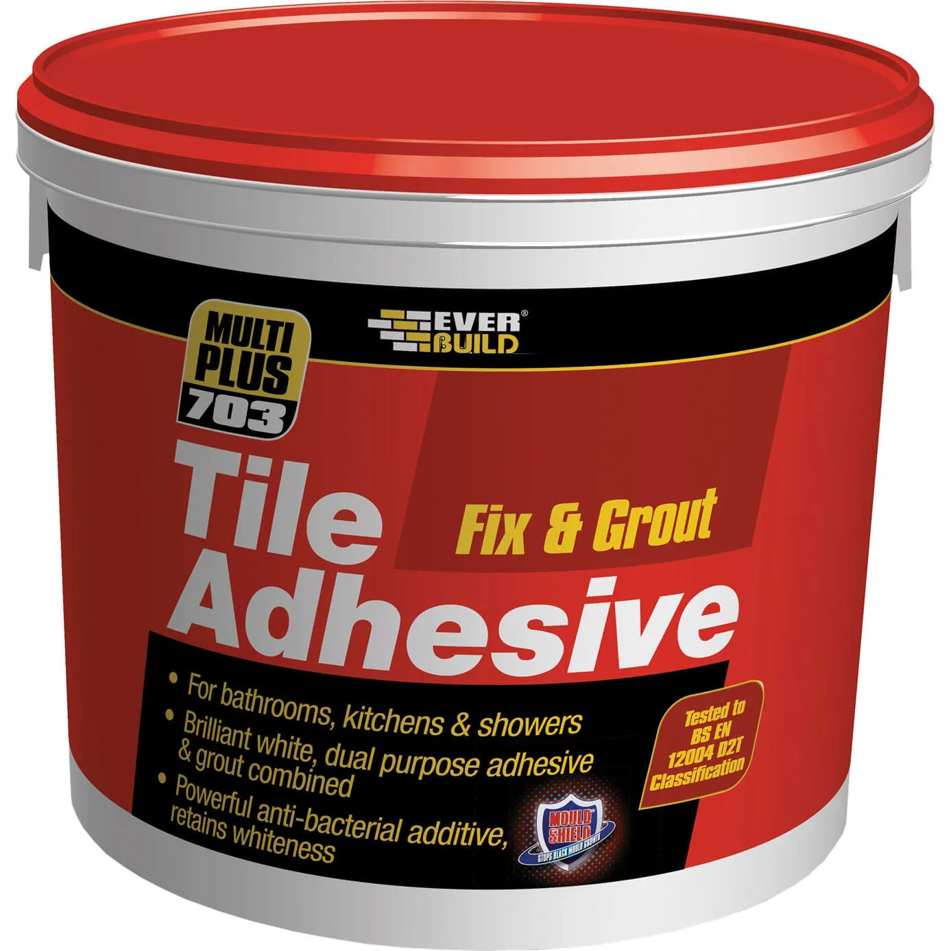 Everbuild Mould Reistant Fix and Grout Tile Adhesive - 1l