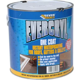 Everbuild Evercryl One Coat - Grey, 5kg