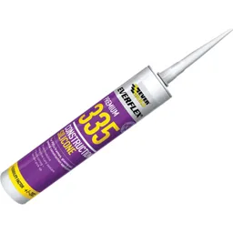 Everbuild Construction Silicone Sealant - Clear, 310ml