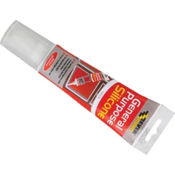 Everbuild Easi Squeeze General Purpose Silicone Sealant - Clear, 80ml