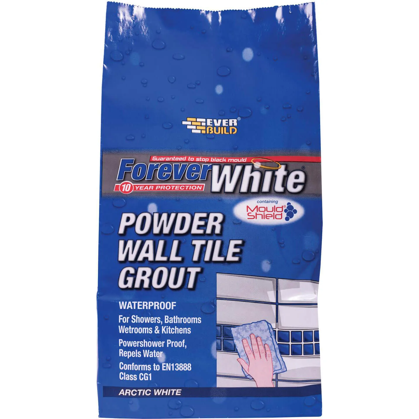 Everbuild Forever White Powder Wall Tile Grout - 3kg