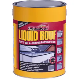 Everbuild Aquaseal Liquid Roof Slate - Grey, 7kg
