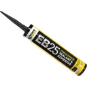 Everbuild E2525 Hybrid Sealant Adhesive - Black, 300ml