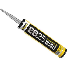 Everbuild E2525 Hybrid Sealant Adhesive - Anthracite, 300ml
