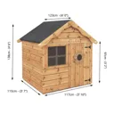 Mercia 4x4 Snug European softwood Playhouse Assembly required