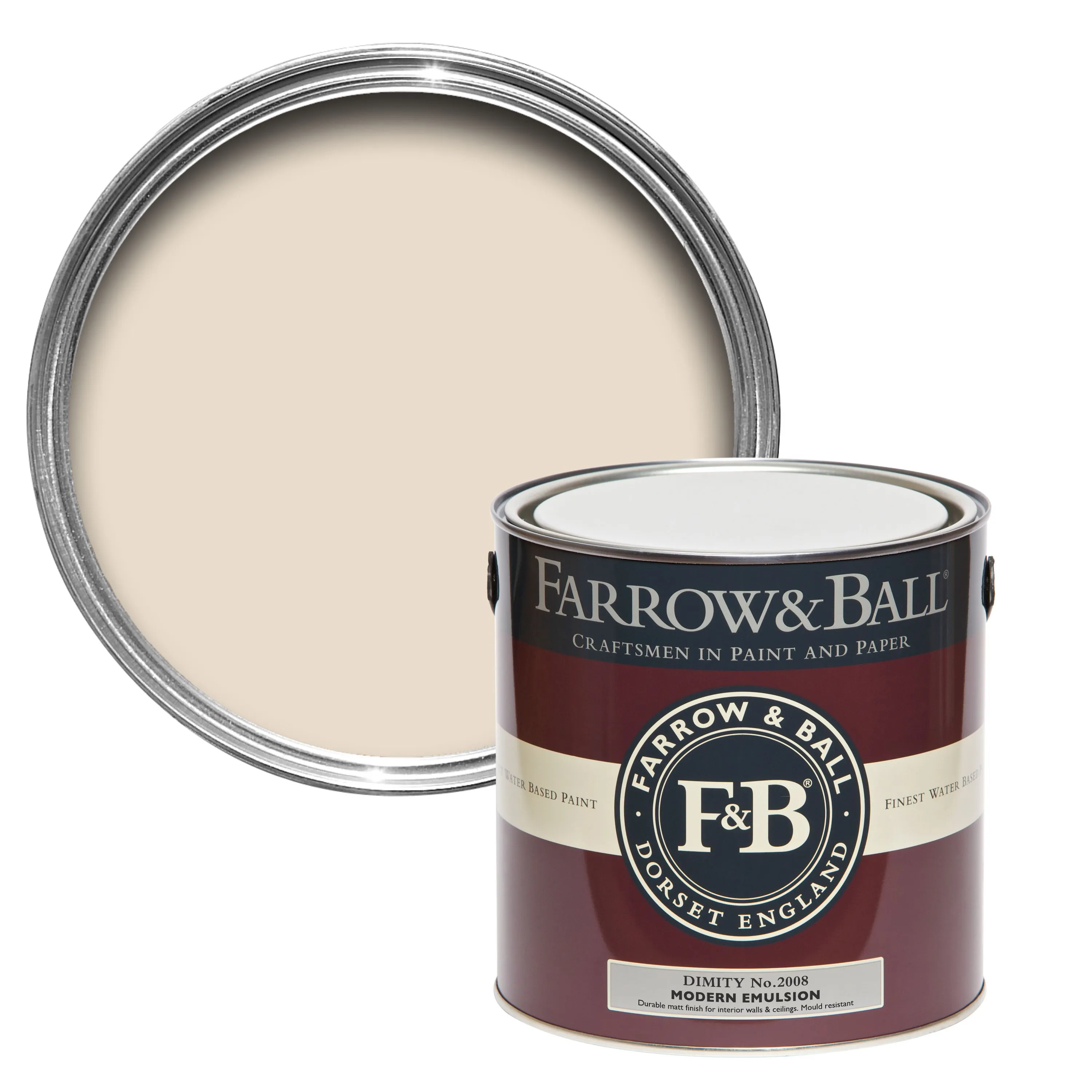 Farrow & Ball Modern Dimity No.2008 Matt Emulsion paint 2.5L