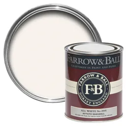 Farrow & Ball Estate All white No.2005 Eggshell Metal & wood paint, 0.75L