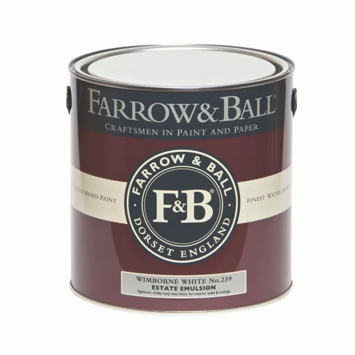 Farrow & Ball Estate Wimborne white No.239 Matt Emulsion paint 2.5L