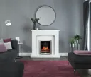 Be Modern Lauretta White Fireplace surround set