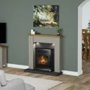 Be Modern Attley Stone & oak effect Fire surround with lights