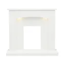 Be Modern Midland White Fire surround with lights