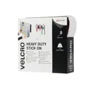 Velcro Heavy Duty Stick On Tape White - 50mm, 5m, Pack of 1
