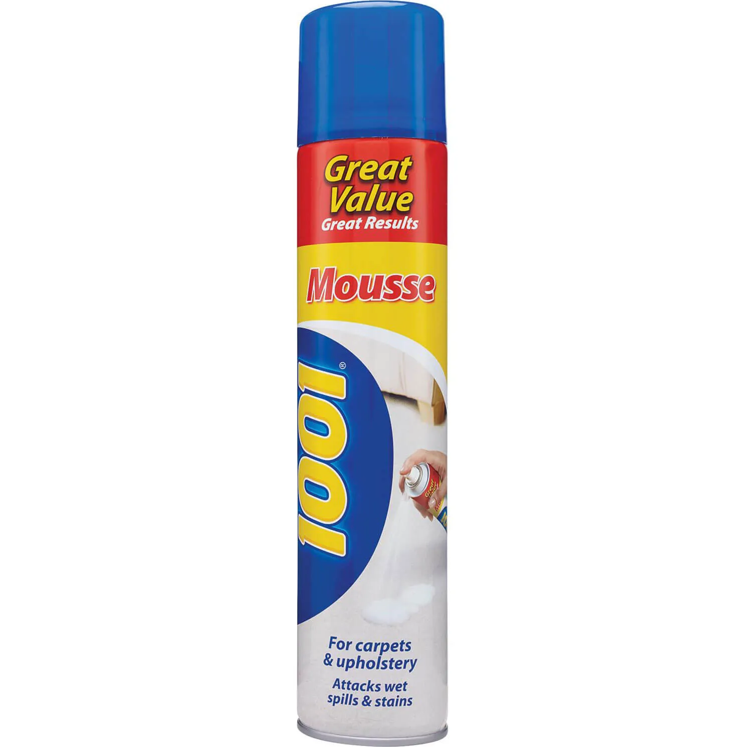 1001 Carpet and Upholstery Cleaning Mousse - 350ml